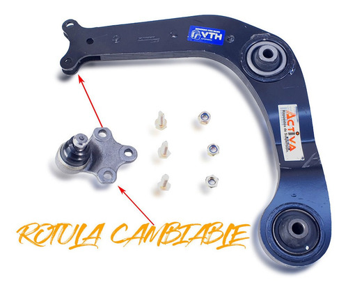 Imagen 2 de 3 de Parrilla Peugeot 206/207 (izquierda) (reforma) C Rotula Ref