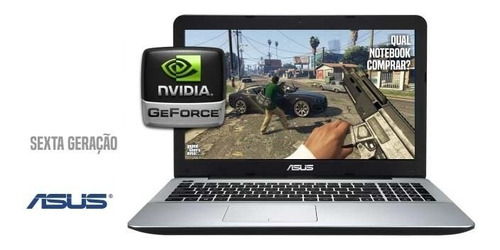 Notebook Asus X555u I7-6500u 8gb 1tera Nvidea Geforce 940m