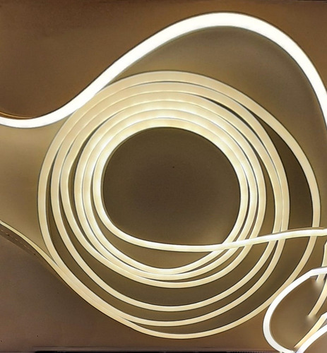 10m Fita Mangueira Led Neon Flex 12v Ip65 C/conector + Fonte