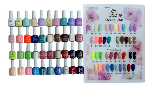Kit 10 Esmaltes Em Gel Dez Cores Sortidas Sem Repetir