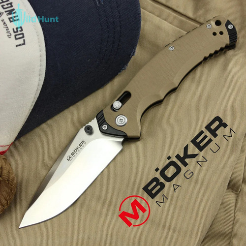 Canivete Boker Magnum 8cr13mov G10 Tan