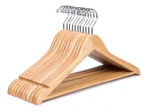 Comprar Cabides Kit 10 Cabides De Madeira Adulto para calças Kit de 10 unidades