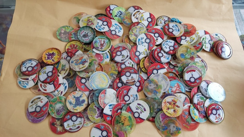 Tazos De Pokémon Lote De 200 Tazos De Pokémon Envío Gratis (Usado)