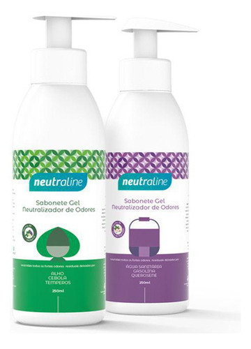 Kit 2 Sabonetes Em Gel Neutralizador Cheiro De Alho, Cebola