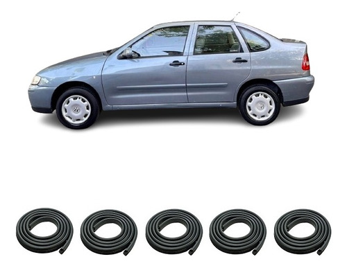 Vw Polo 2002 Burletes Kit 4 Puertas + Baul Rapinese Premium