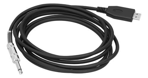 Cable De Audio Para Guitarra Eléctrica Usb A Adaptador Plug