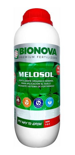Fertilizante Bionova Vitasol Melosol 1 Litro 