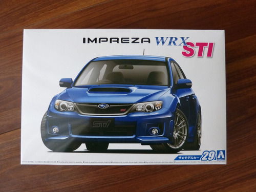 Subaru Impreza Wrx Sti 2010, Kit Para Armar Escala 1/24