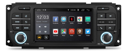 Reproductor Radio Estereo Coche Para Jeep Dodge Chrysler Gps