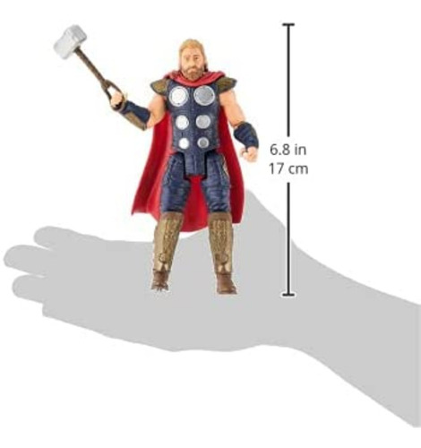 Figura Marvel Gameverse Thor Traje Icónico Figura Acción 6