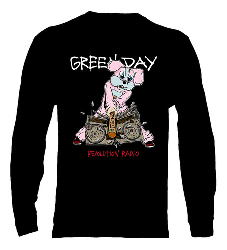 Polera Manga Larga Green Day - Ver 03 - Revolution Radio