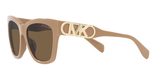 Lentes De Sol Empire Square Camel Solid Michael Kors