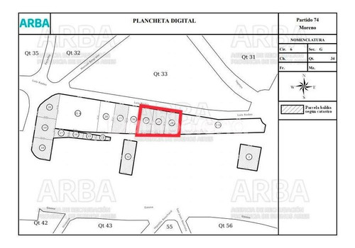 Imagen 11 de 11 de Terreno Fraccion En Alquiler Colectora Norte Acceso Oeste Moreno, G.b.a. Zona Oeste