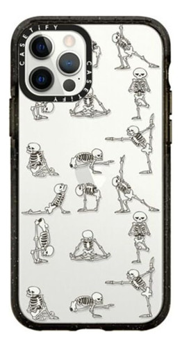 Funda Casetify Para iPhone 12/12 Pro Esqueletos Yoga