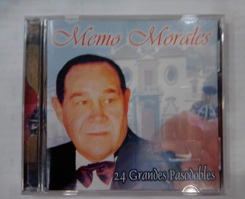 Memo Morales. 24 Grandes Pasodobles. Cd Usado. Qqb.