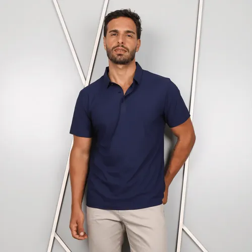 Camisa Polo Masculina Poliamida Social Estica Dry Fit Fria