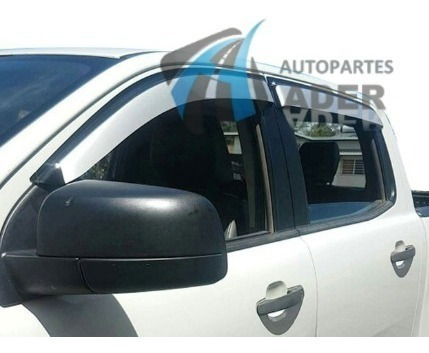 Deflectores De Ventanas Gris Plata X4 Ranger 2012 2018