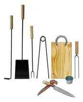 Comprar Accesorios Para Parrilla Herramientas Asador Kit X 8 Piezas