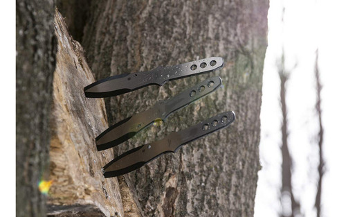 Spyderco Tk01sm - Juego De 3 Cuchillos De Acero Inoxidable Y