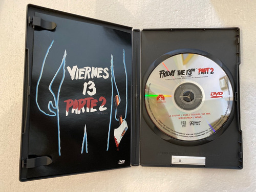 Dvd Viernes 13 Parte 2 Friday The 13th Part 2 Jason Voorhees (Usado)