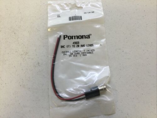 New Lot Of 7 Pomona Electronics 4969 Bnc Female To 20 Aw Bbt
