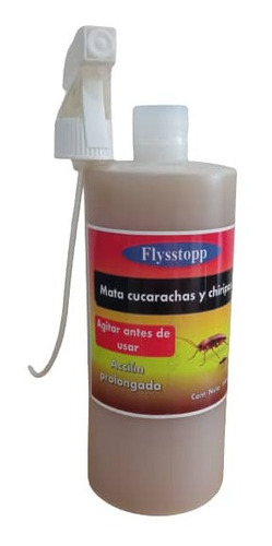 Insecticida Flysstopp Cucarachas Y Chiripas Sin Olor 6 Lts