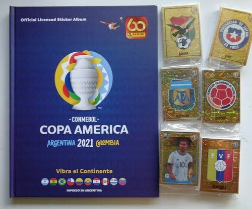 Album Panini Copa America 2021 + Set Completo 