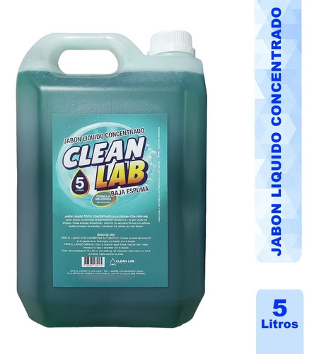 Jabon Liquido Textil Concentrado Be X 5 Lt Oferta Cleanlab