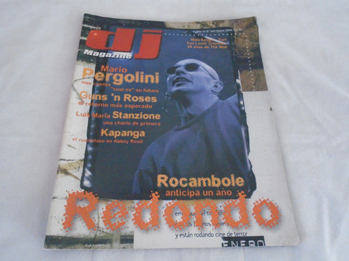 Revista . Dj Magazine . Año Vi . N° 241. Tapa. Rocambole