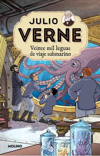 Julio Verne 4 - Veinte Mil Leguas De Viaje Submarino, De Verne, Julio. Serie Molino Editorial Molino, Tapa Blanda En Español, 2021