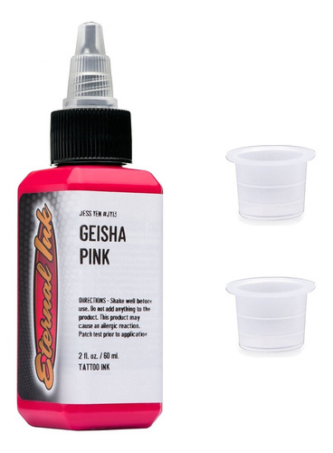 Kit Tinta Para Tatuar Eternal Ink Tattoo Pro Tono Rosa 2 Oz