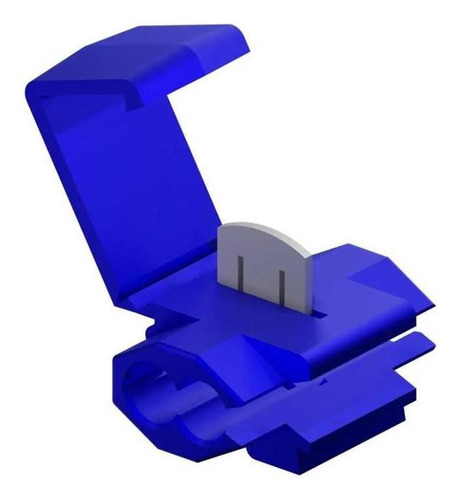100 Pç Conector Eletrico Deriv. 0,75 A 1,5mm 15a Azul Tigre
