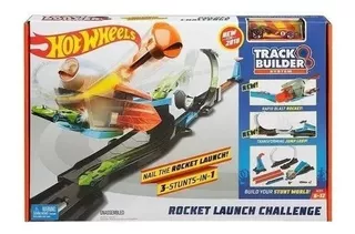 Pistas Hot Wheels Track Builder Reto Lanzamiento De Cohete