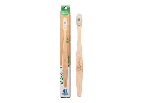 Cepillo De Dientes Bambú Biodegradable Eco-friendly Meraki