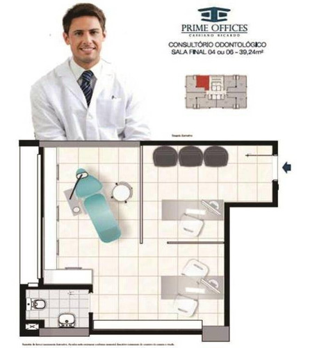 Imagem 18 de 22 de Sala Para Alugar, 50 M² Por R$ 1.500,00/mês - Jardim Aquarius - São José Dos Campos/sp - Sa0290