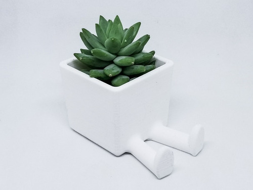 Maceta Paqueña Con Patas Para Plantas Suculentas Decoración 