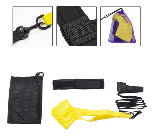 2 Swim Parachute Swim Resistance Belt Niños Adultos