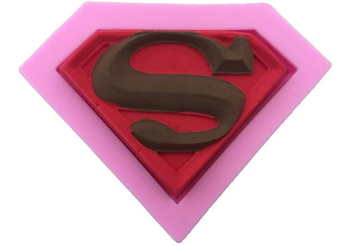 Molde De Silicona Superman Super Heroe Fondant Porcelana