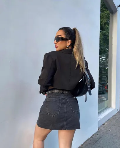 Saia jeans para balada 2025