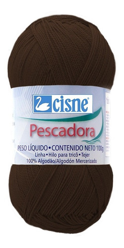 Bolsa 5 Pzs Hilaza Algodón Mercerizado Pescadora Cisne Coats Color 497 Café