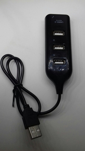 Multiplicador Usb. 4 Puertos 1 Metro Cable. Camara. Impresor