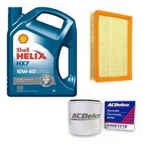 Comprar Kit Aceite Shell Hx7 10w40 + Filtros Chevrolet Corsa 1.6 1.4