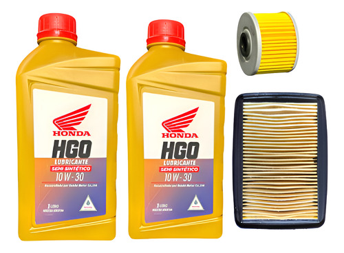Kit Service Orig Honda Cb250 Semi-sintéti + Filtros Paperino
