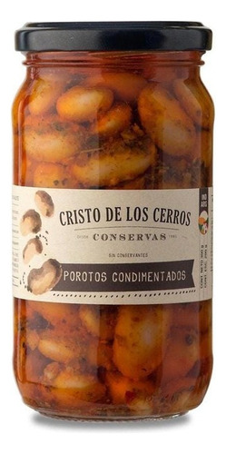 Porotos Condimentados En Aceite X 300g Cristo De Los Cerros
