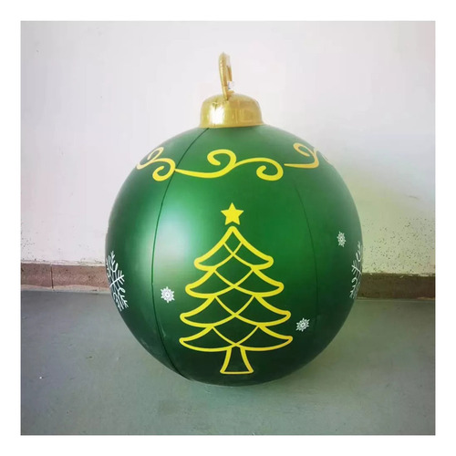 - Decoración De Bola De Navidad Inflable De 60 Cm Con Luz