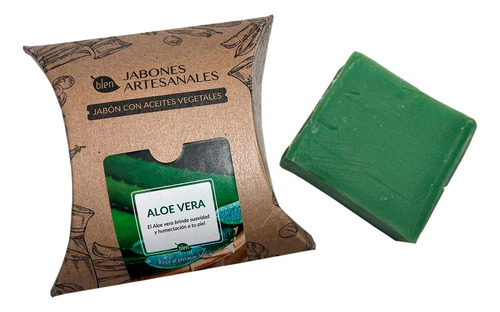 Jabón Artesanal De Aloe Vera Blen