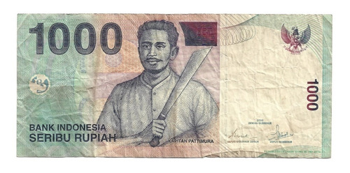 Billete Indonesia 1,000 Rupias 2000