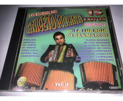 Aniceto Molina 15 Éxitos Originales Cd Nuevo Cerrado
