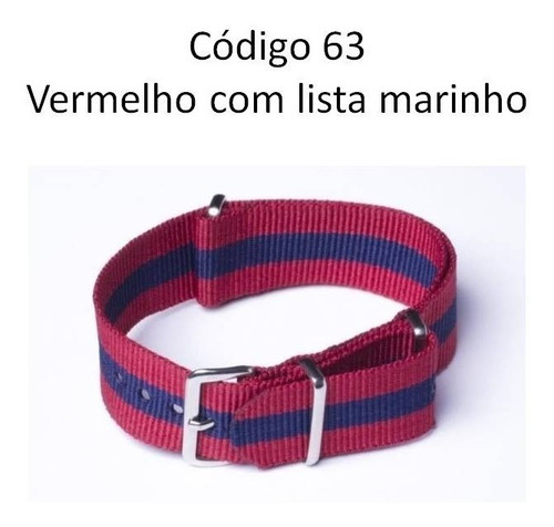 Pulseira Nylon Nato Todas As Cores + Brinde Anúncio 5 / 8