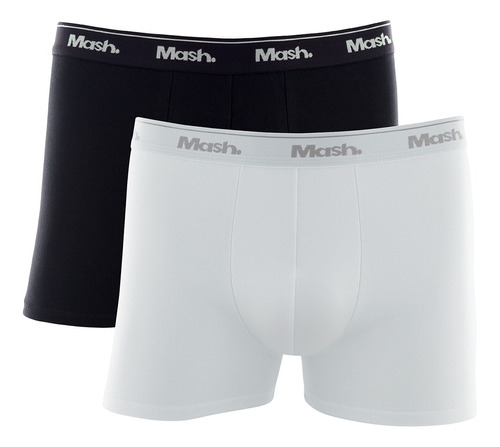 Kit Com 2 Cuecas Boxer Mash Cotton Elastano 110.04